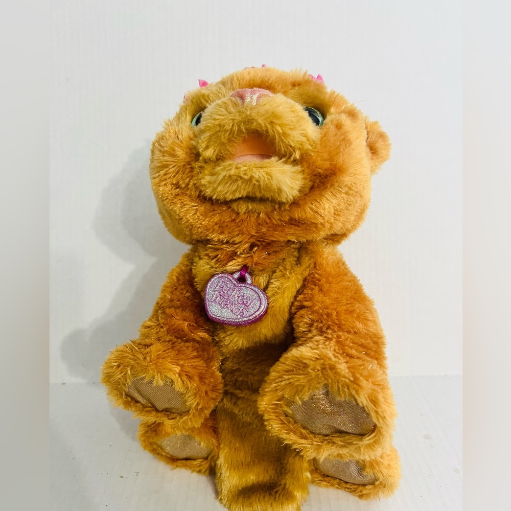 Fur Real Friends Woodlandl Sparkle “Peanut Butter “ Interactive Baby Bear Toy